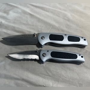 S & W pair vintage folders